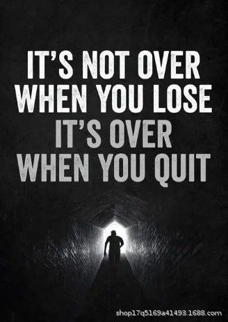 Motivational Quote Canvas Wall Art | Inspirational Printing Art | Modern Home Office Decor | Positive Energy Wall Decoration for Living Room & Bedroom