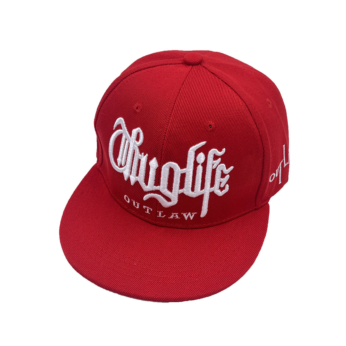 Thug Life Embroidered Letters Two Colors Street Hip Hop Hat Outdoor