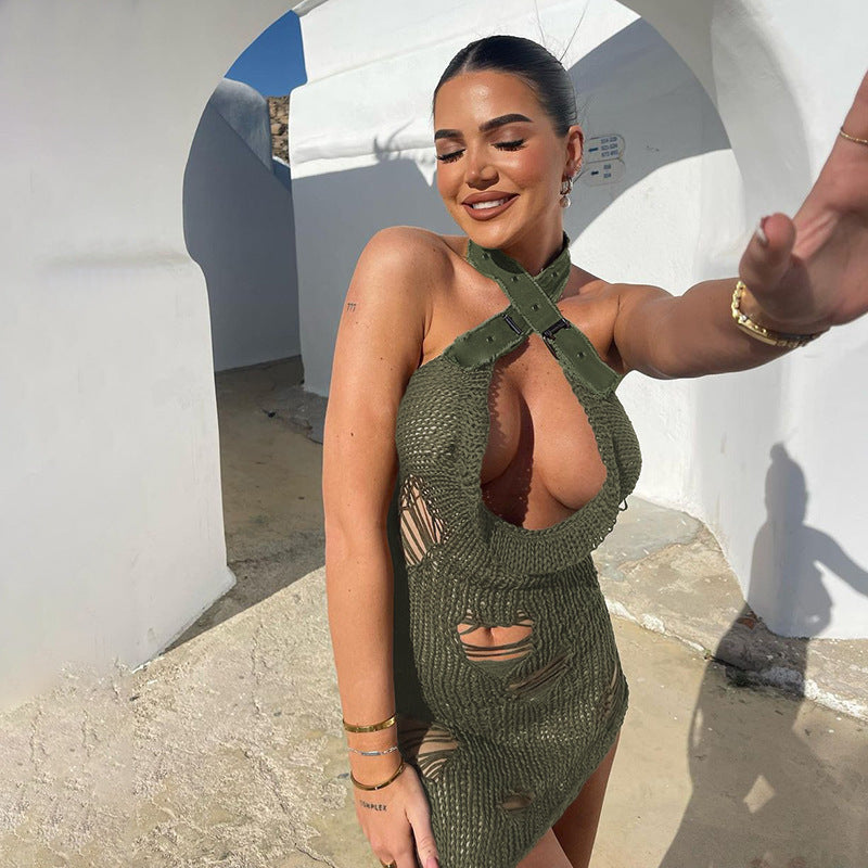 Sexy Backless Dress for Women – Elegant Open Back Bodycon Maxi Dress | Summer Night Out, Club, Party & Vacation Outfit