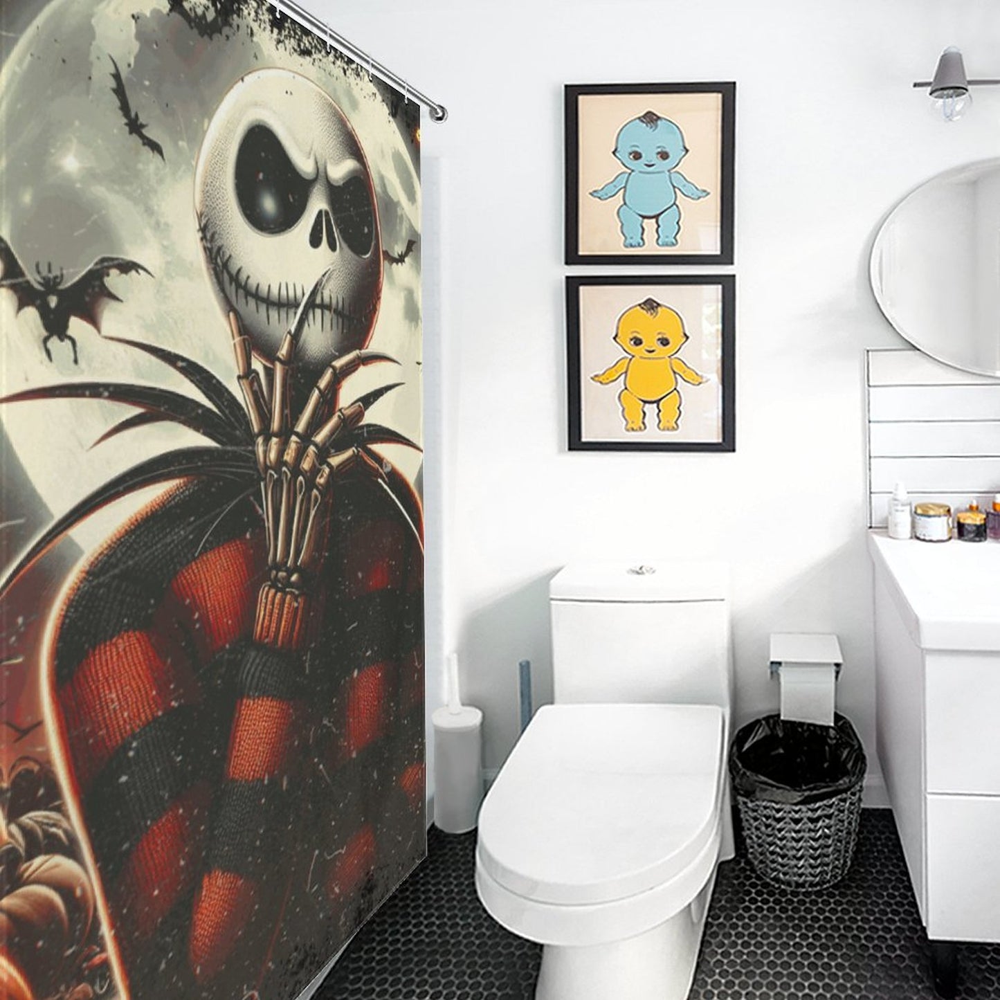 Nightmare Before Christmas Shower Curtain