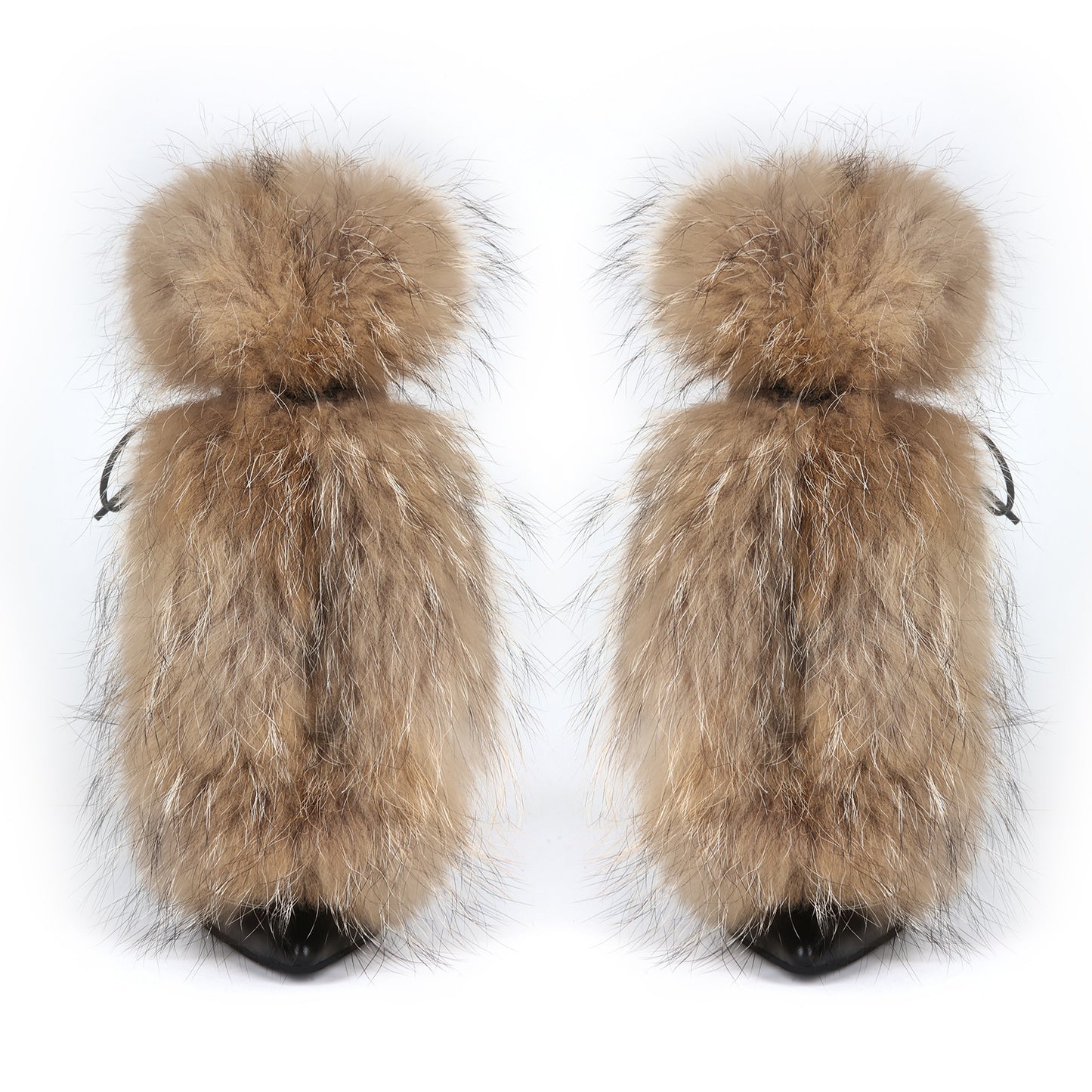 Women’s Pointed-Toe Fur Ankle Boots – Plus Size Stiletto Heel Booties | Sexy Winter High Heel Boots for Fashion Streetwear & Night Out