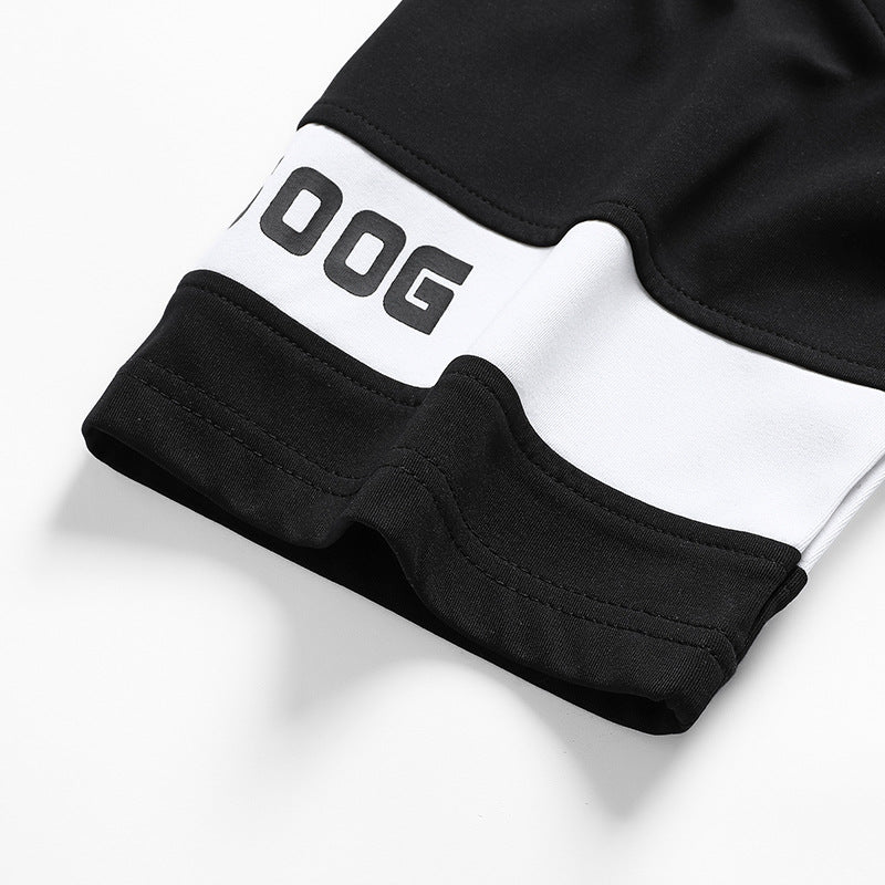 Men’s Casual 2-Piece Streetwear Set – Short Sleeve Crew Neck T-Shirt & Drawstring Shorts | Summer Athletic Lounge Outfit | Modern Urban Style