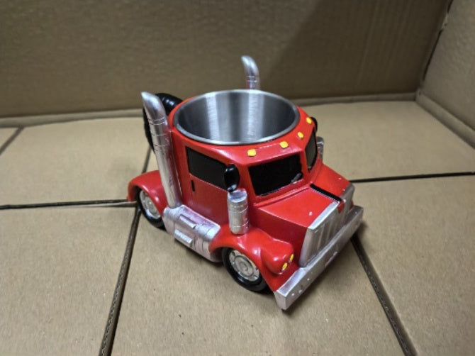 Durable Semi-Truck Coffee Mug – Handcrafted Semi-Trailer Shaped Cup for Truckers & Coffee Lovers
