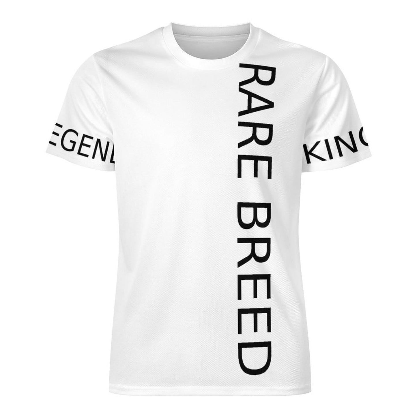 Men Short Sleeve Rare Breed White T-shirt