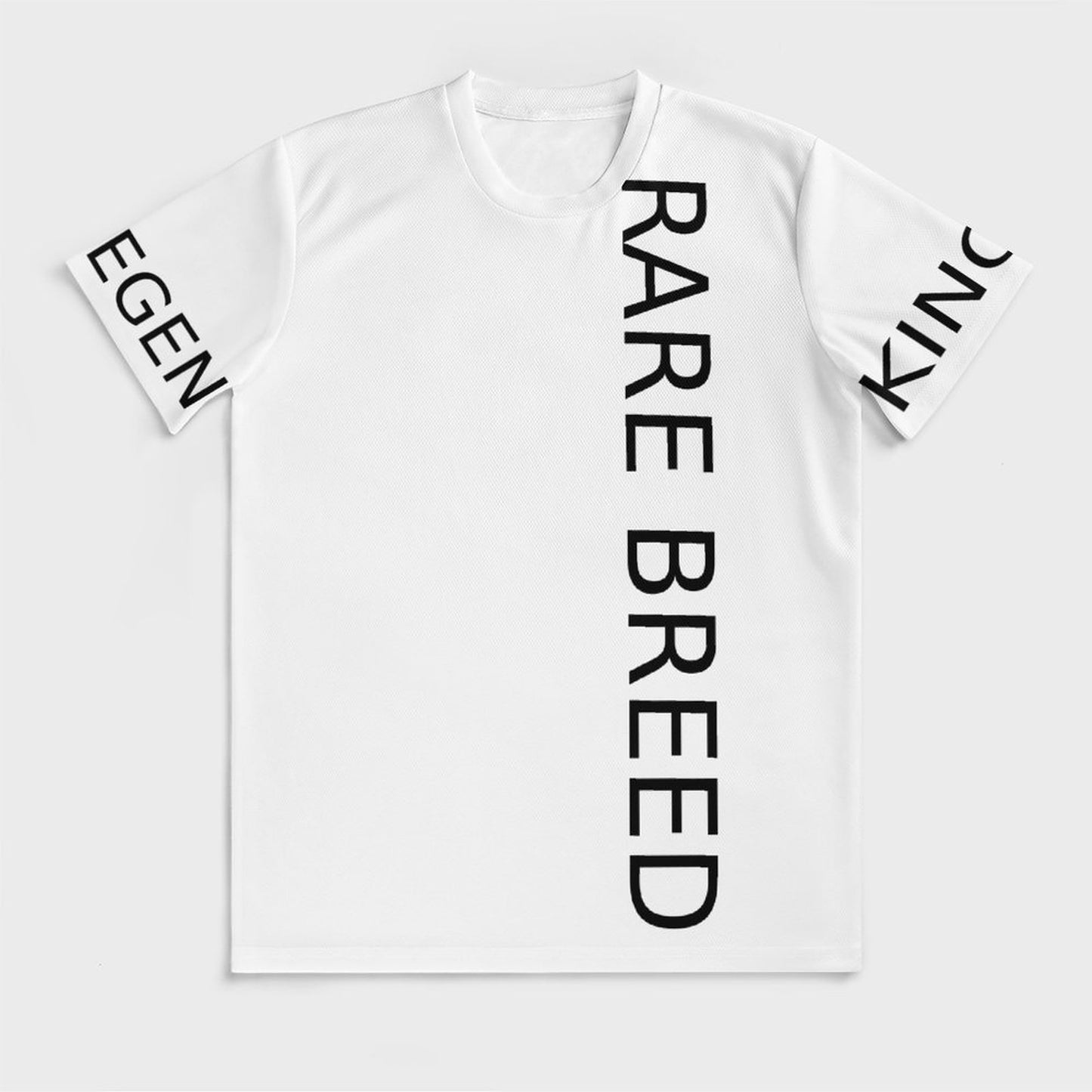 Men Short Sleeve Rare Breed White T-shirt